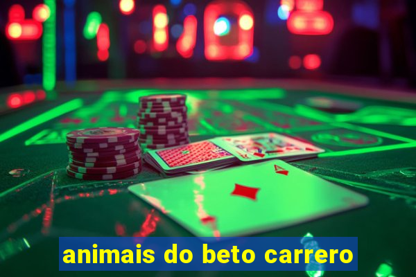 animais do beto carrero